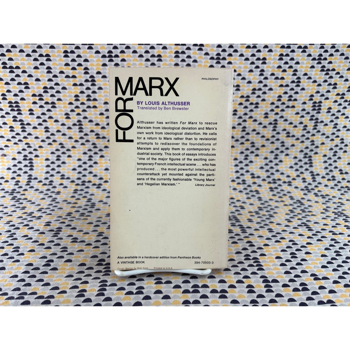 For Marx - Louis Althusser - Vintage - Paperback