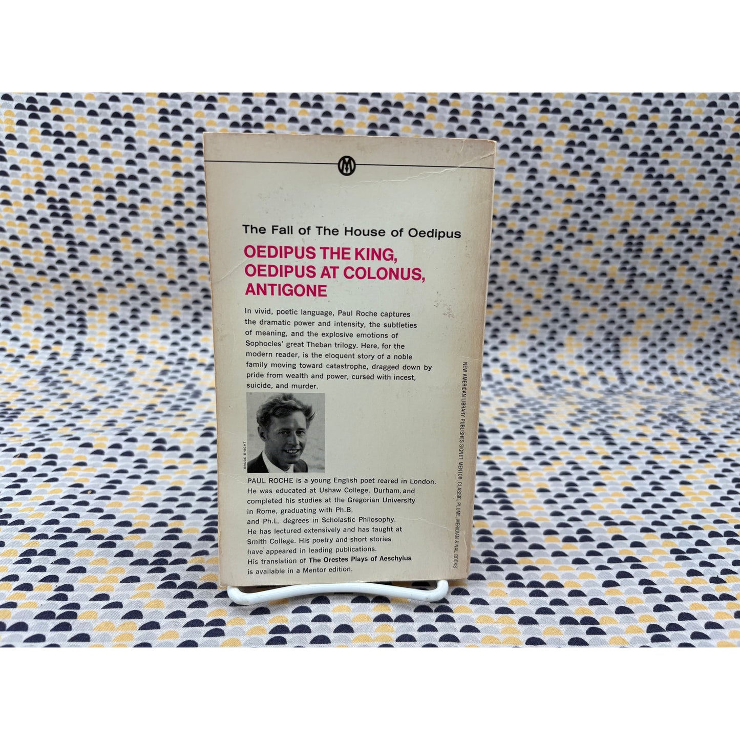 The Oedipus Plays Of Sophocles - Paul Roche - Mentor - Paperback