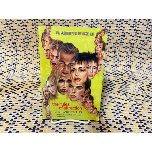 The Rules of Attraction - Bret Easton Ellis - Vintage Paperback - Movie Tie In Edition