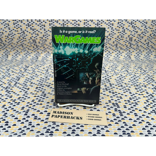 Wargames - David Bischoff - Movie Tie In Edition - Vintage Paperback Book - Dell Edition