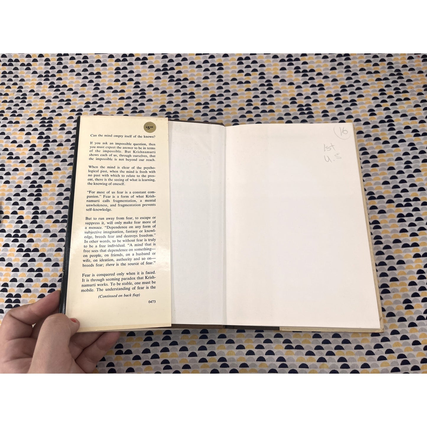The Impossible Question - J. Krishnamurti - Harper & Row - Hardcover - US 1st Edition