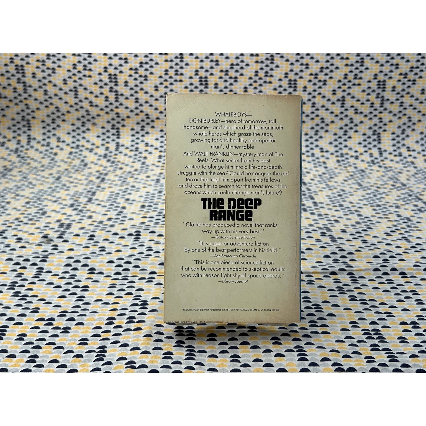 The Deep Range - Arthur C. Clarke - Vintage Paperback - Signet Books