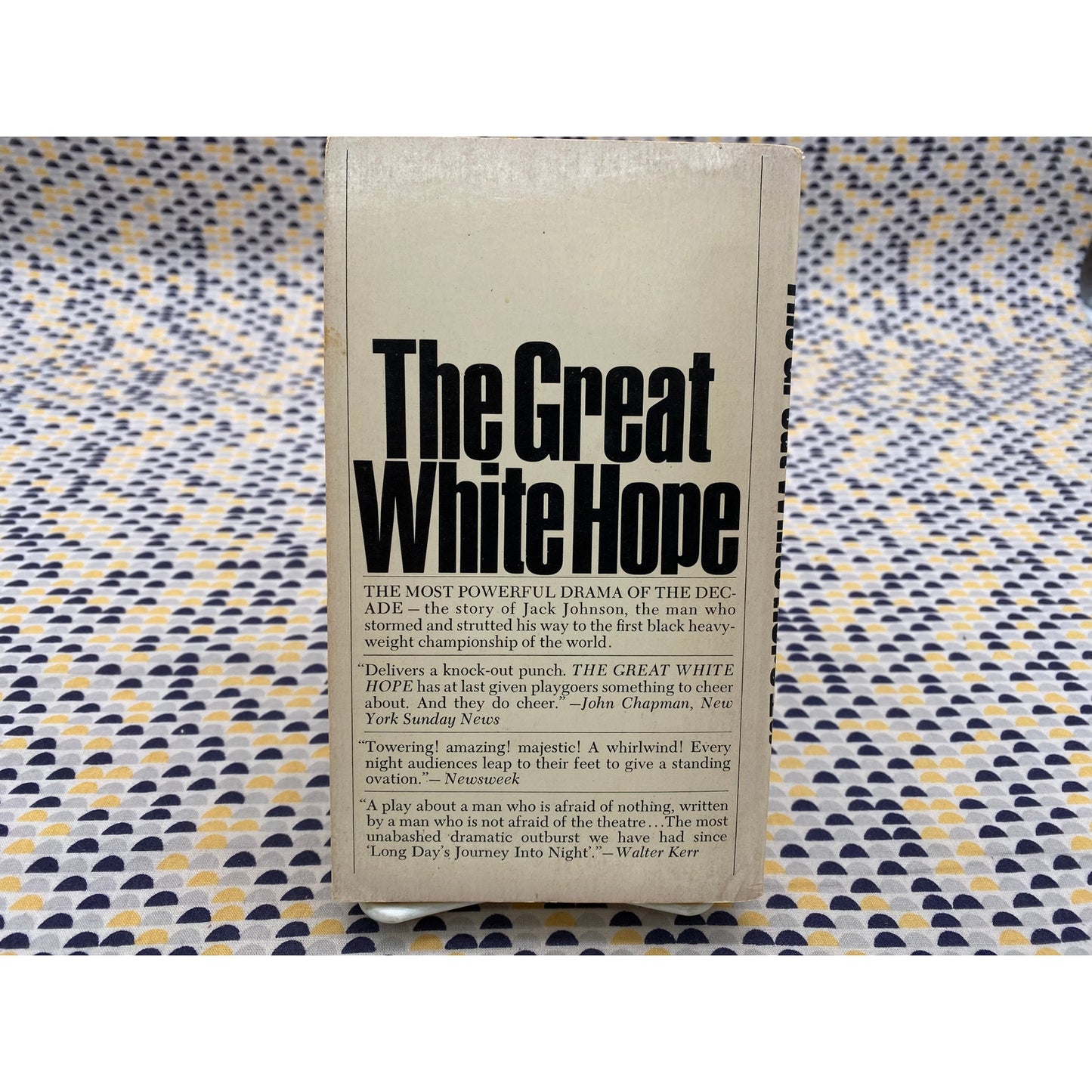 The Great White Hope - Howard Sackler - Movie Tie In -Paperback - Bantam Edition