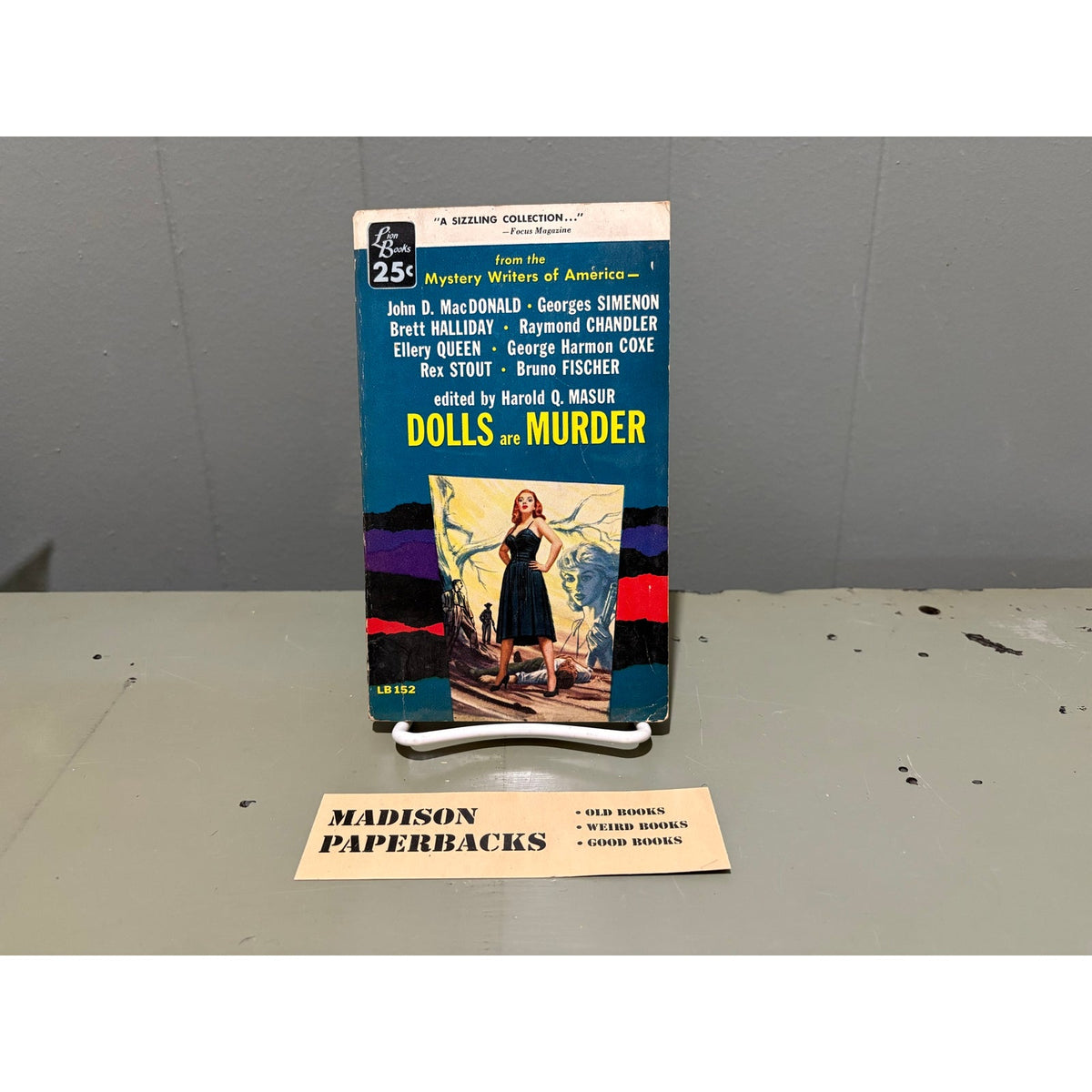 Dolls Are Murder -ed. Harold Q. Masur - Lion 152 - Vintage Paperbacks