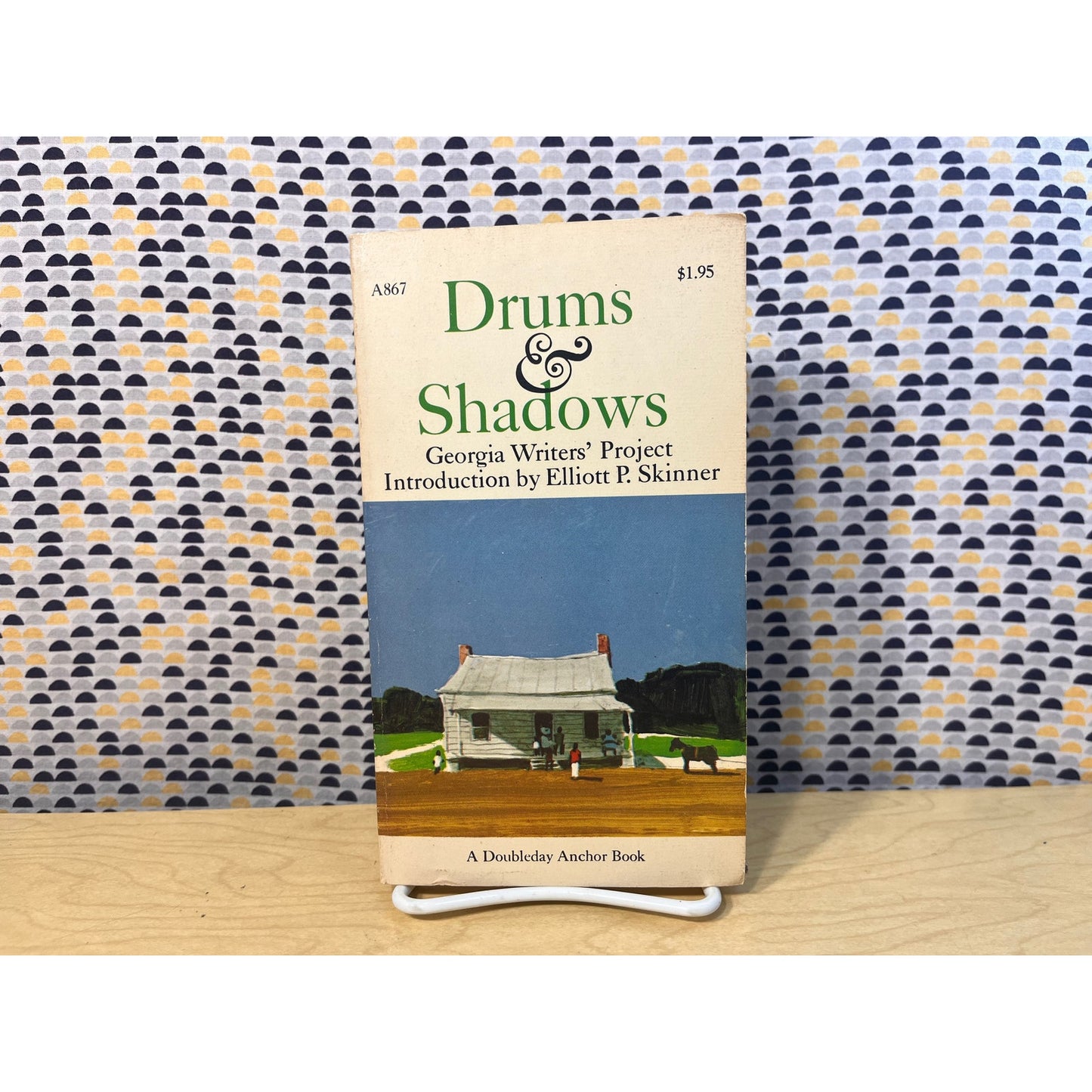 Drums & Shadows - Elliot P. Skinner - Georgia Writers Project - Doubleday Anchor Books - Paperback