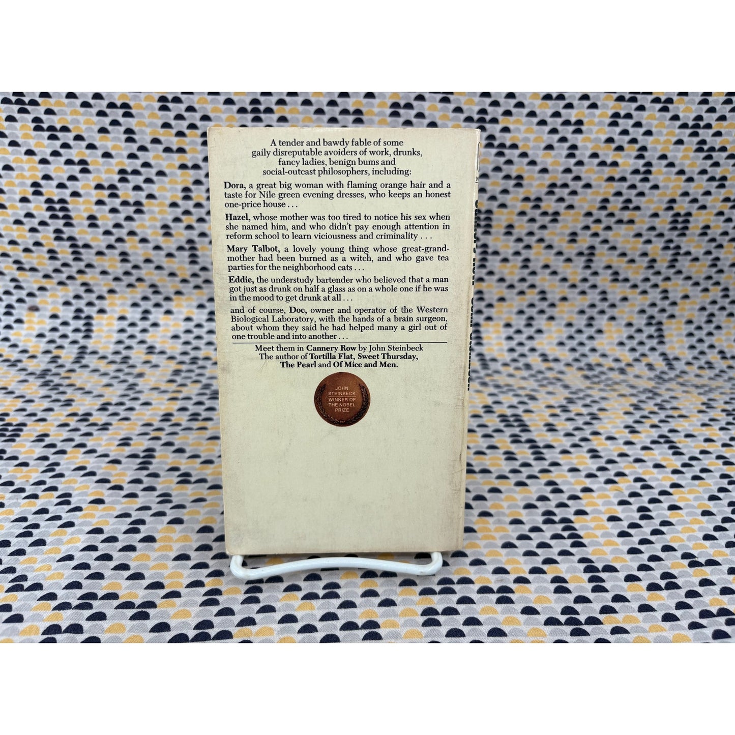 Cannery Row - John Steinbeck - Vintage Paperback Book - Bantam Books