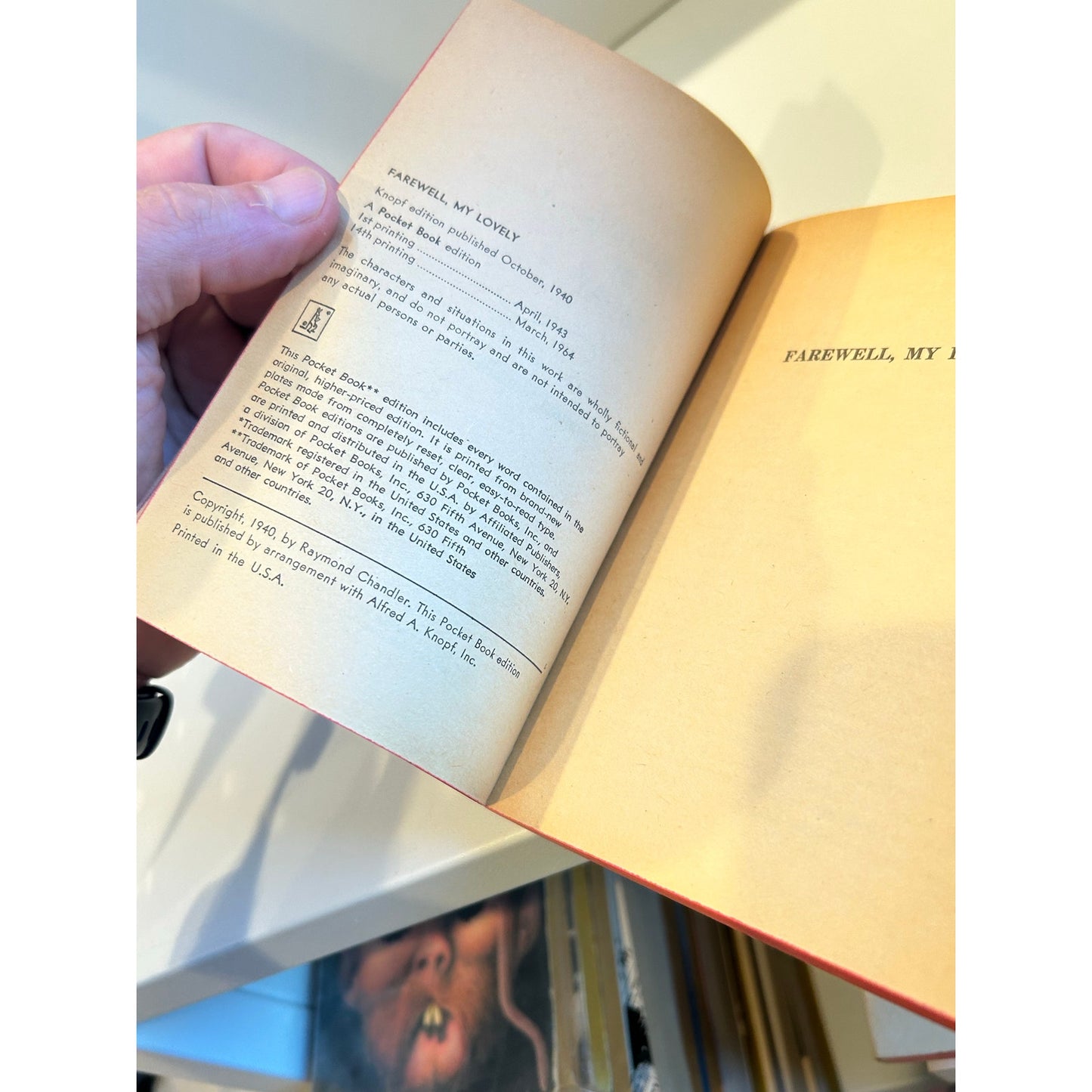 Farewell My Lovely - Philip Marlowe - Raymond Chandler - Pocket Edition