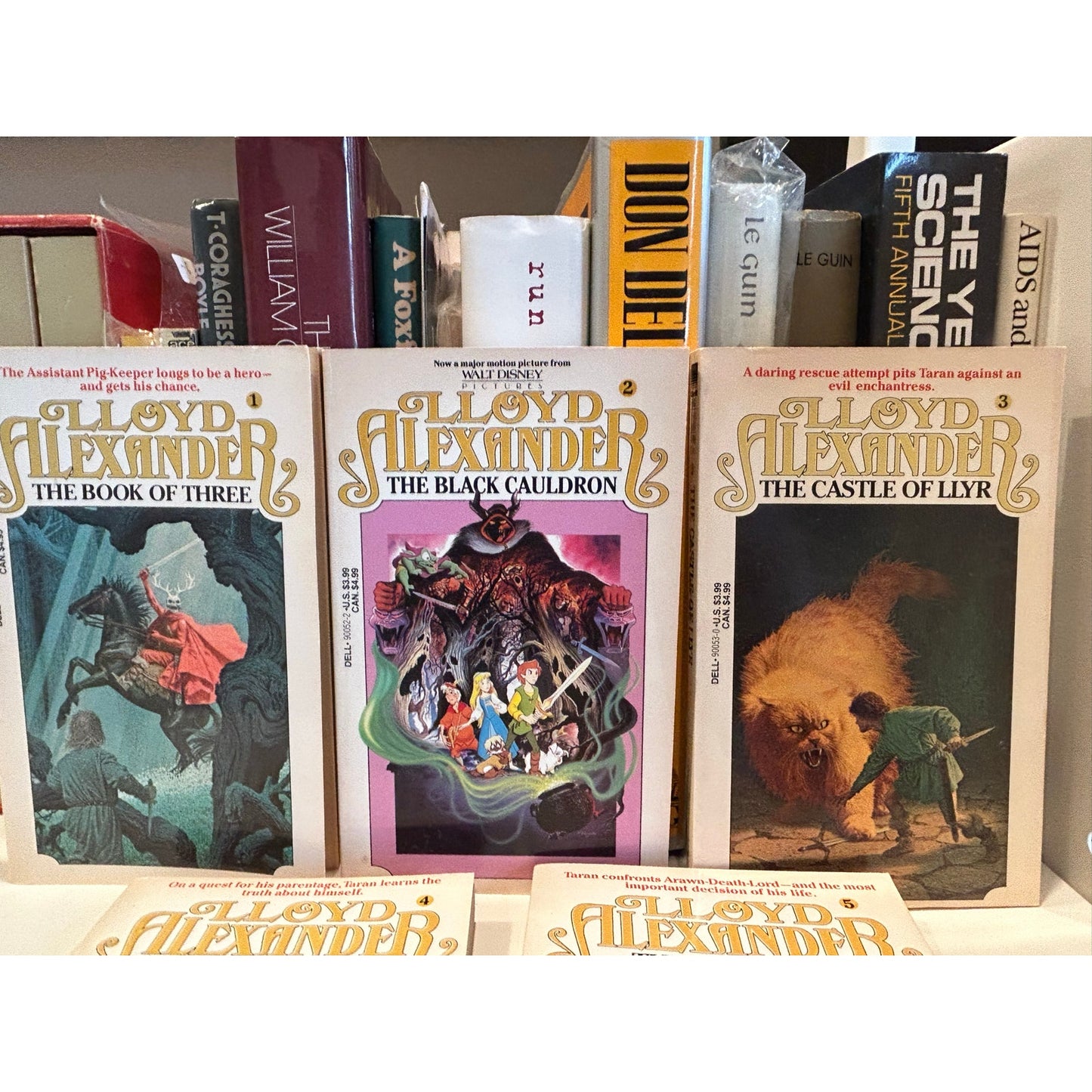 Lloyd Alexander - Chronicles of Prydain - 5 Book Set - Dell Paperbacks