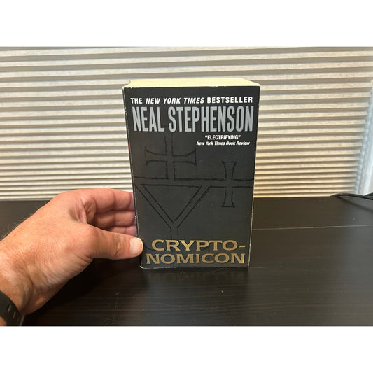 Cryptonomicon - Neal Stephenson - Vintage Paperback Book - Avon Edition