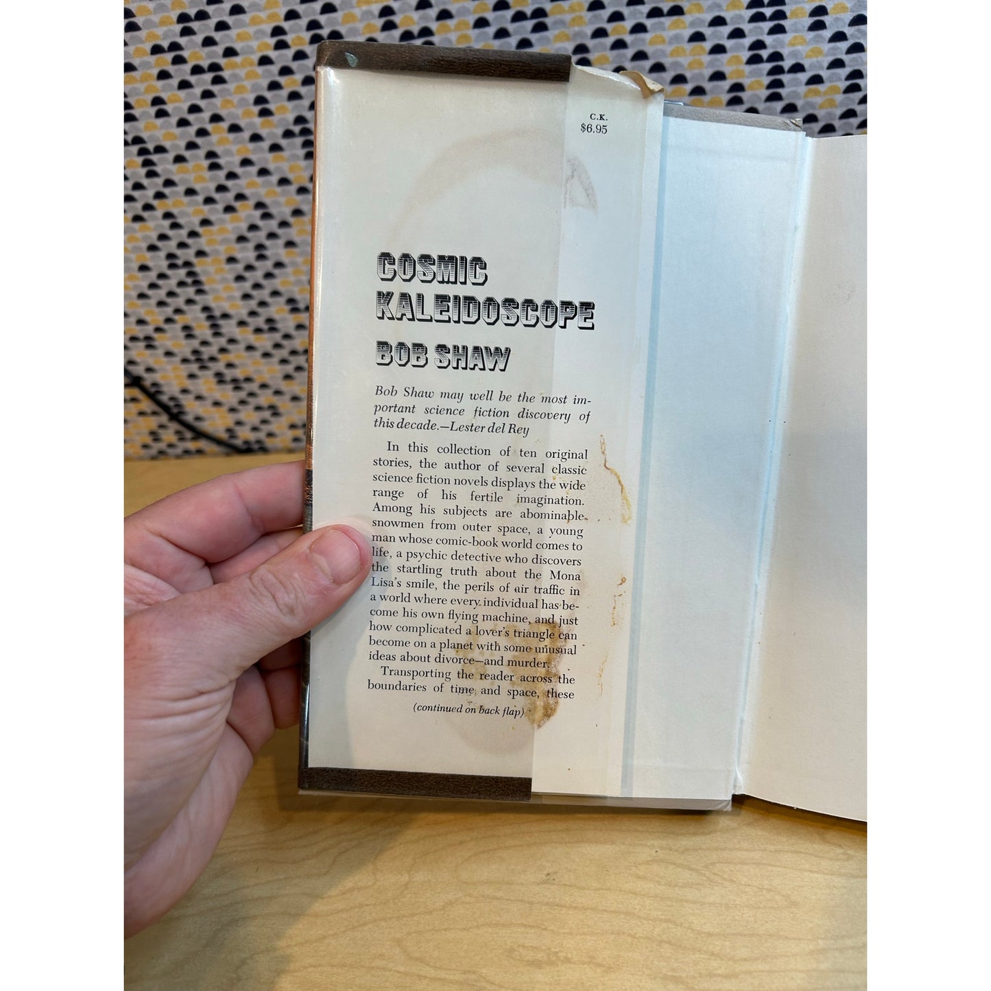 Cosmic Kaleidoscope - Bob Shaw -Doubleday - Hardcover - EX LIBRARY Copy - 1st