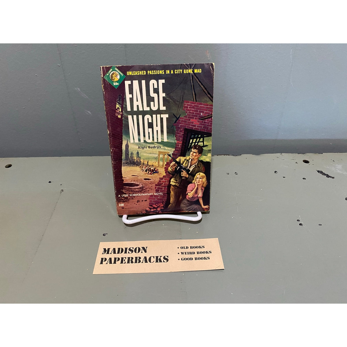 False Night - Algis Budrys - Lion 230 - Vintage Paperbacks