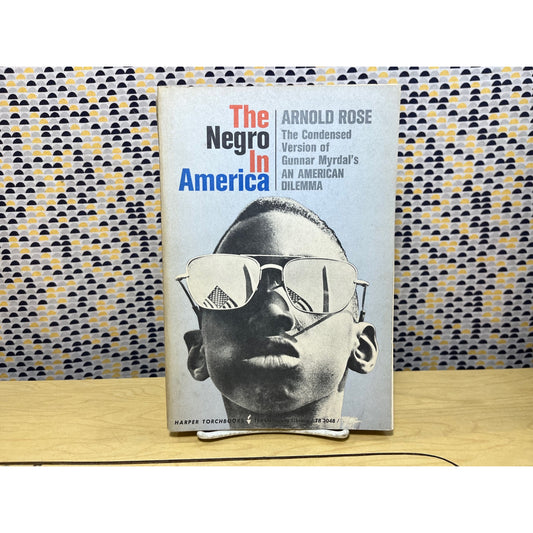 The Negro in America - Arnold Rose - Harper Torchbooks - Paperback