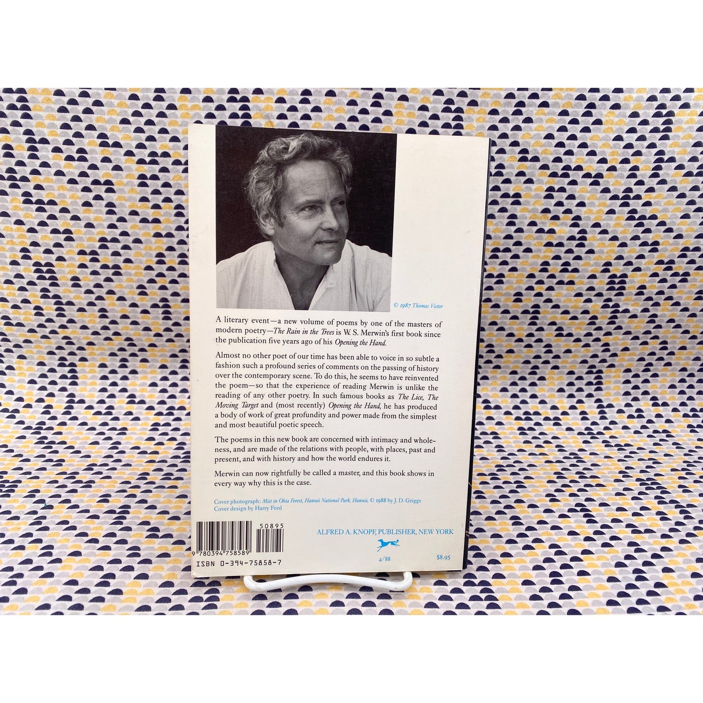 The Rain In The Trees - W. S. Merwin - Knopf - Paperback