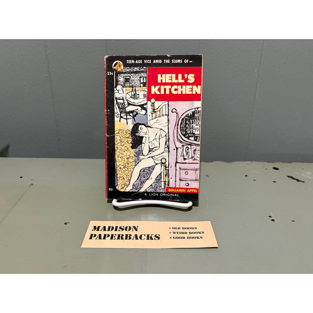 Hell's Kitchen - Benjamin Appel - Lion 95 - Sleaze - Vintage Paperbacks