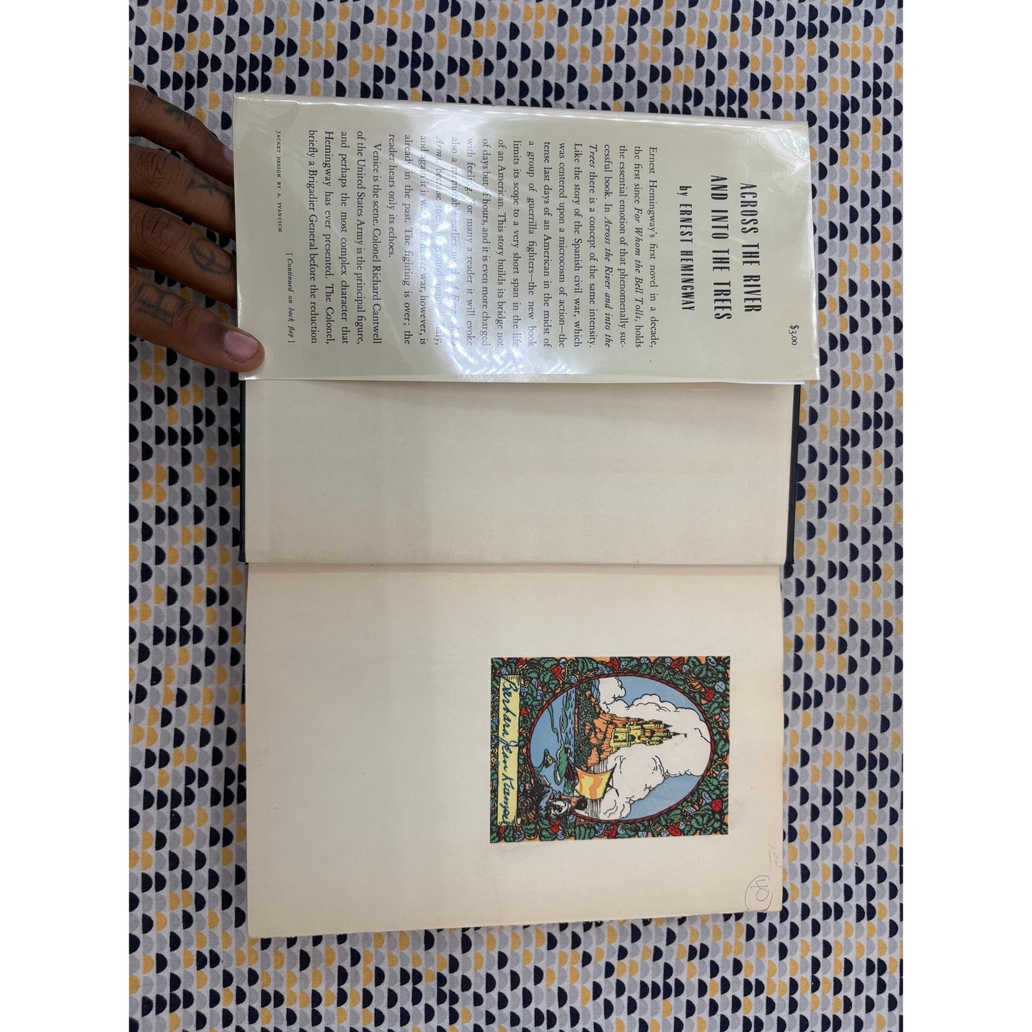 Across The River And Into The Trees - Ernest Hemingway - Scribners - Hardcover