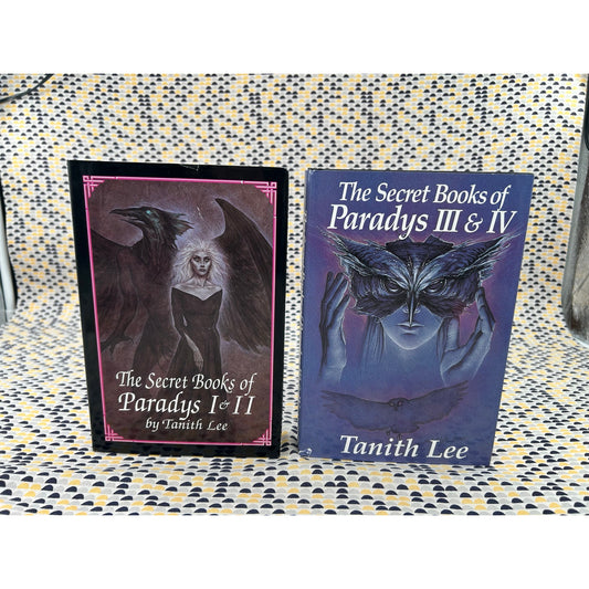Secret Books of Paradys  - 2 book Set - Tanith Lee - Hardcovers - Club Editions