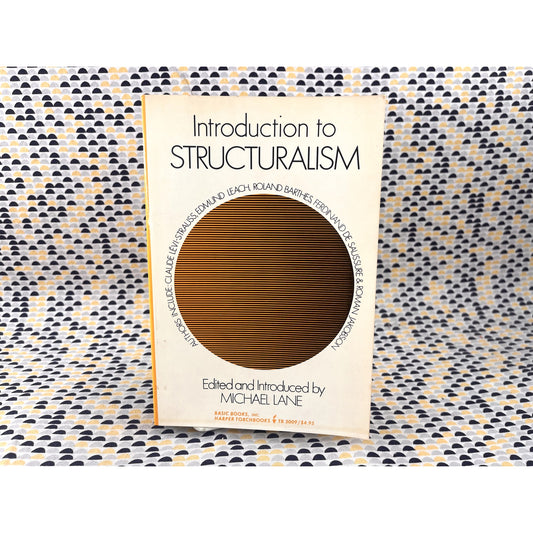 Introduction to Structuralism - Ed. Michael Lane - Harper Torchbooks - Paperback