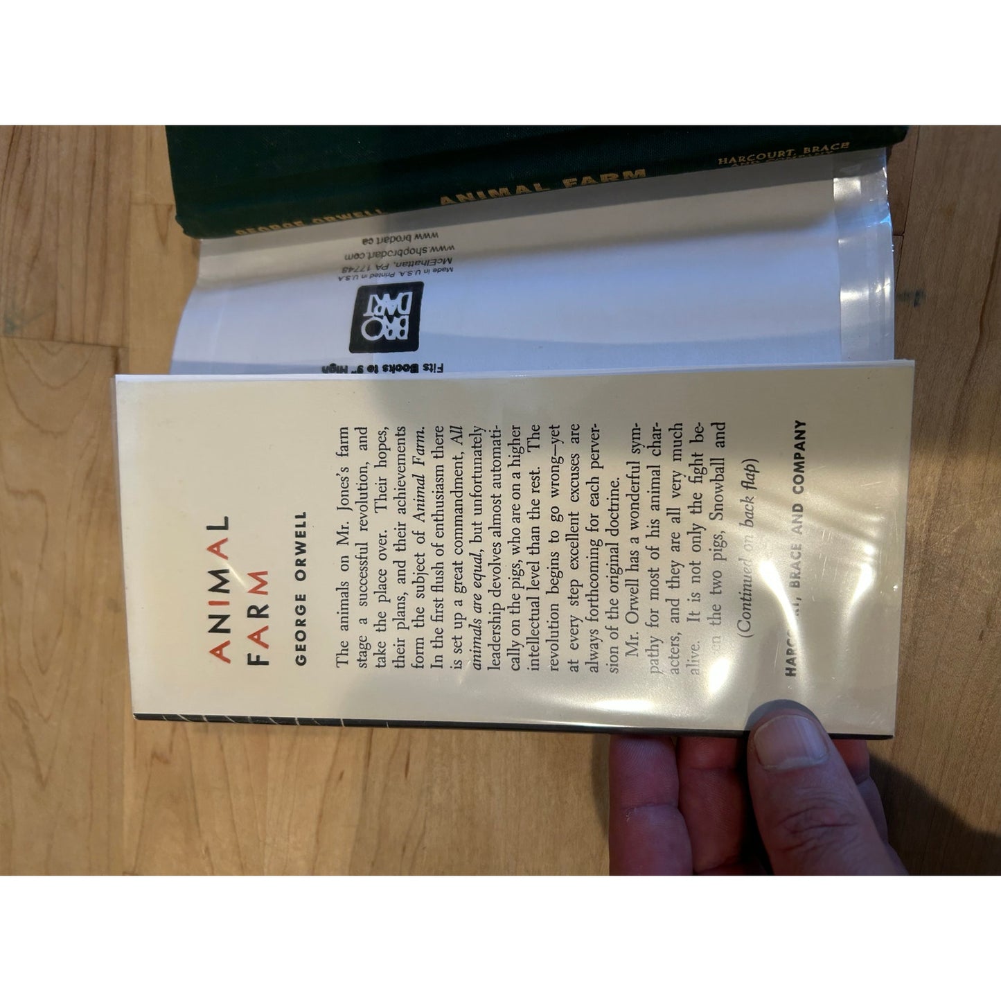 Animal Farm - George Orwell - Vintage Hardcover Book - 1946 Harcourt Brace