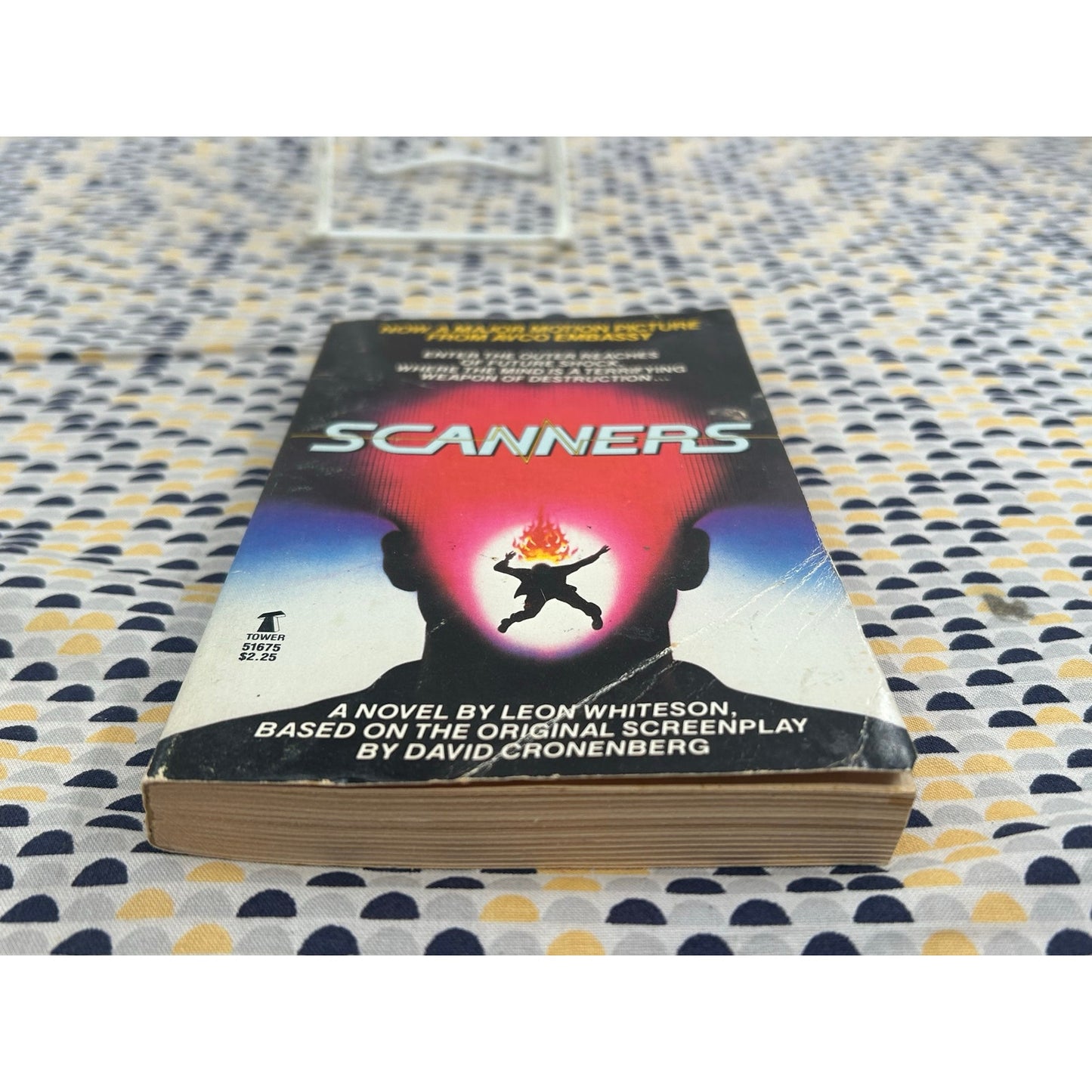 Scanners - David Cronenberg - Leon Whiteson - Tower Books - Movie Novelization