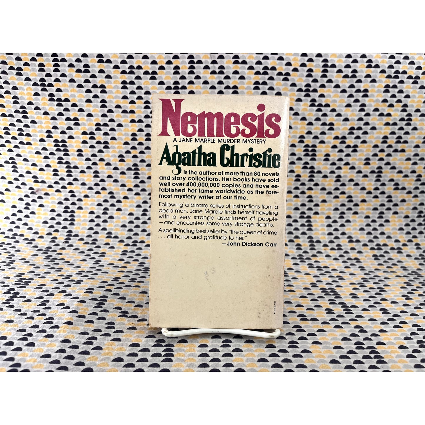Nemesis: A Jane Marple Mystery - Agatha Christie - Pocket Books - Paperback