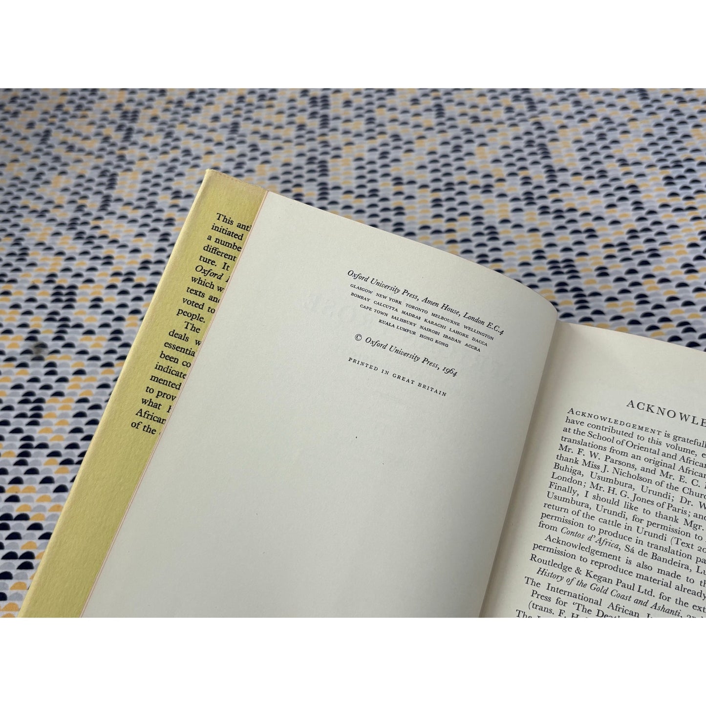 A Selection of African Prose - W.H. Whiteley - Oxford Library of African Literature - Hardcover