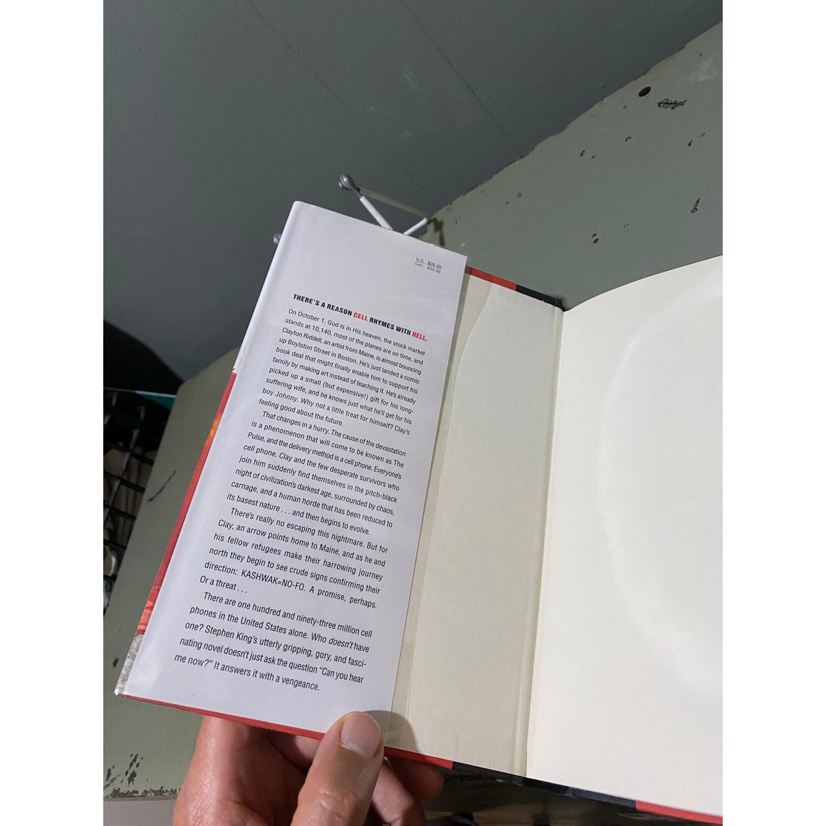 Cell - Stephen King - 1st Edition 1st Printing - Hardcover - Scribner Edition