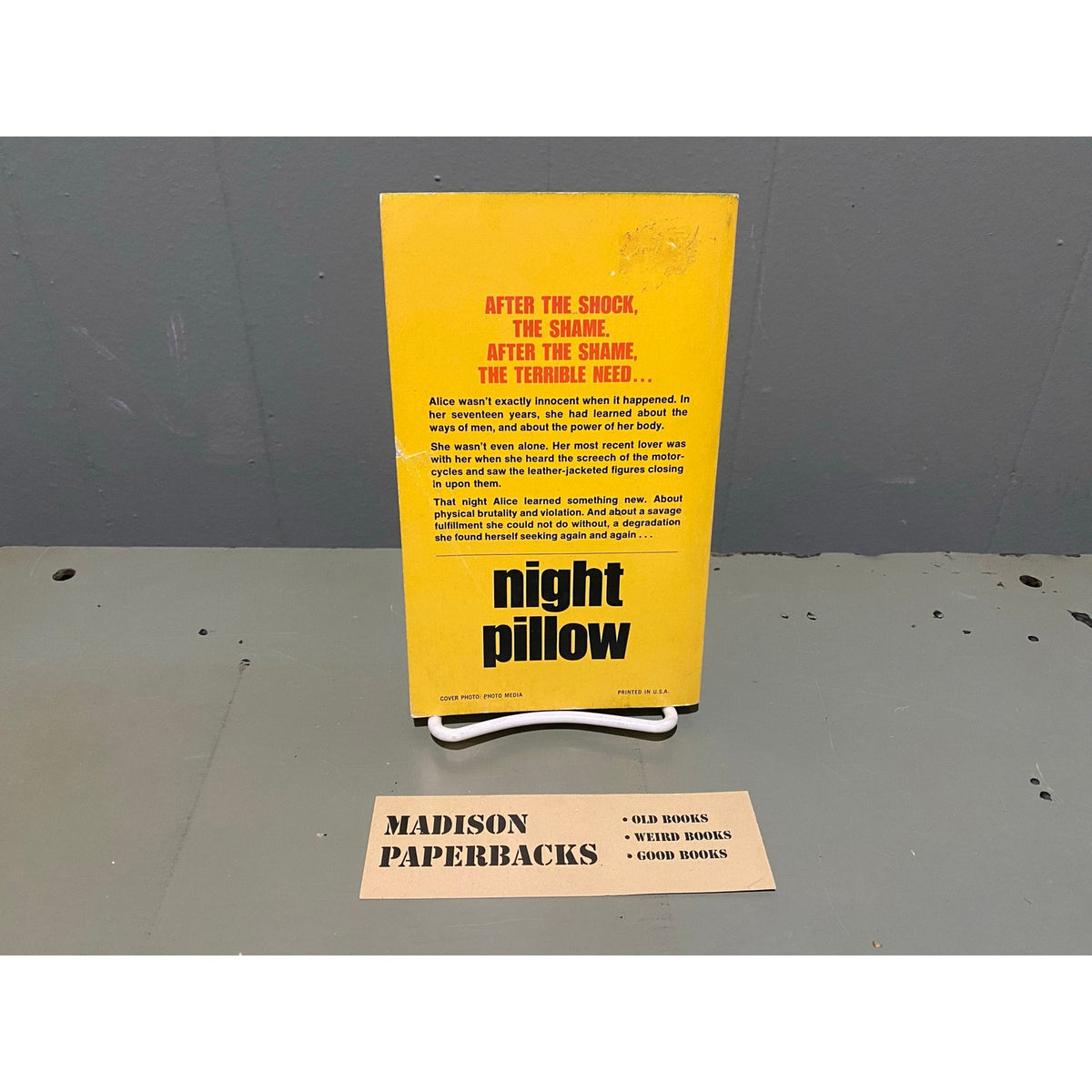Night Pillow - Hugh C. Rae - Dell - Sleaze - Paperback