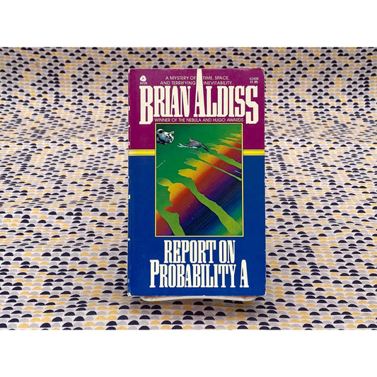 Report On Probability A - Brian Aldiss - Vintage Paperback Book - Avon Edition