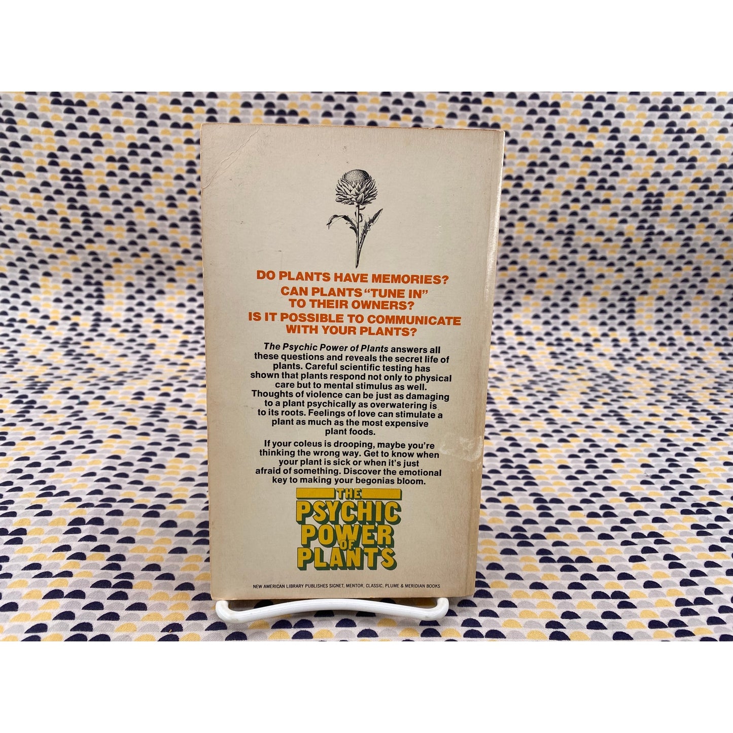 The Psychic Power Of Plants - John Whitman - Signet - Paperback