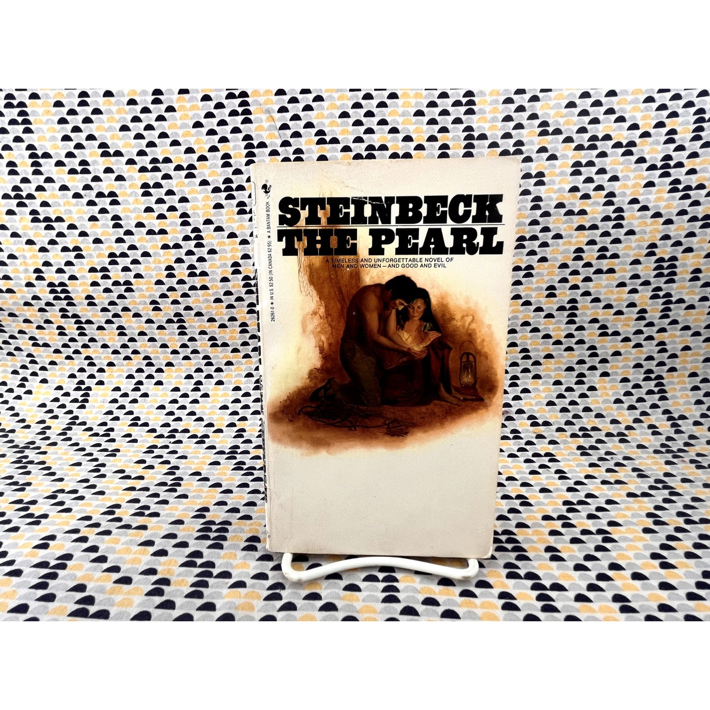 The Pearl - John Steinbeck - Vintage Paperback Book - Bantam Books