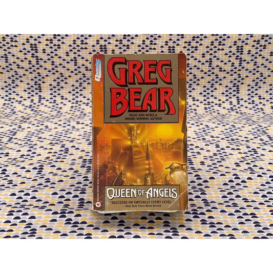 Queen Of Angels - Greg Bear - Vintage Paperback Book - Warner Books Edition