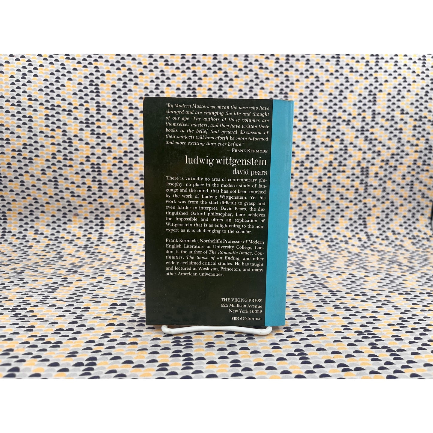 Ludwig Wittgenstein - David Pears - Viking Press - Paperback