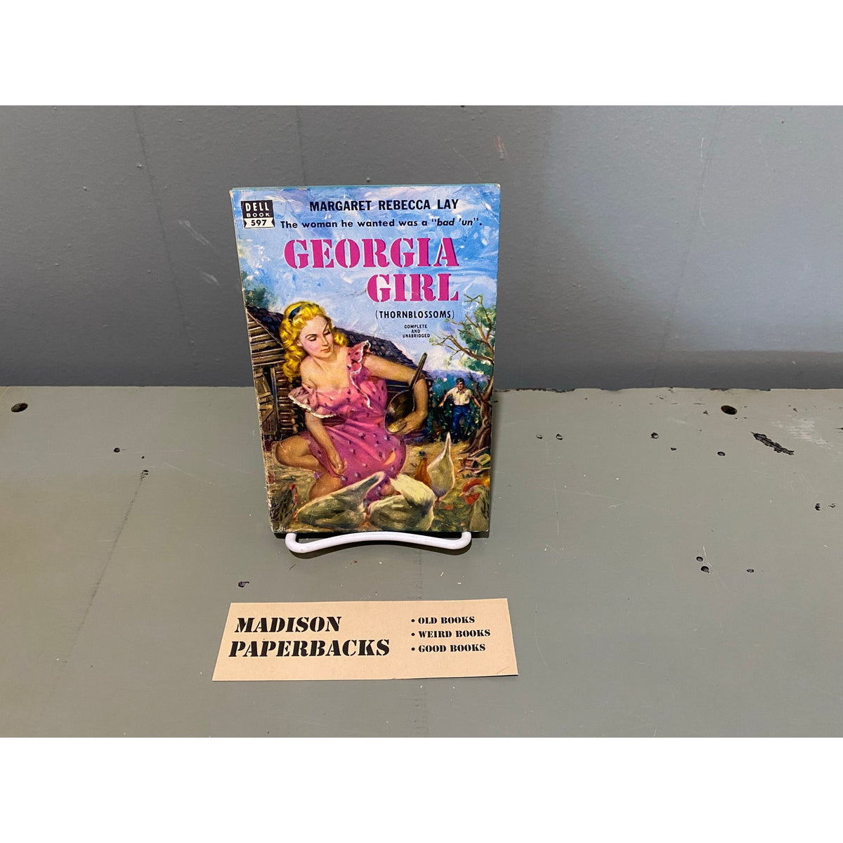 Georgia Girl (Thornblossoms) - Margaret Rebecca Lay - Dell 597 - Vintage Paperbacks
