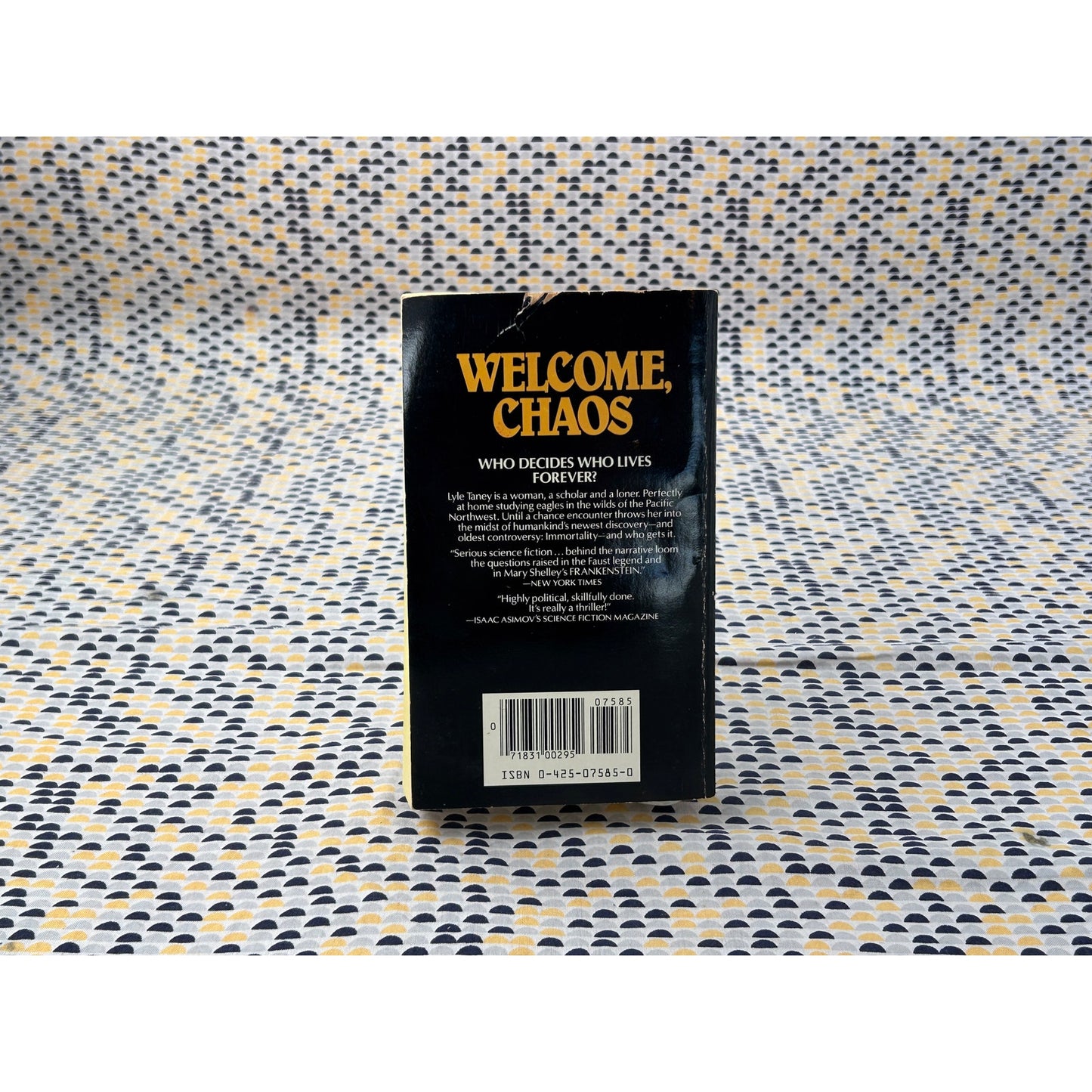 Welcome, Chaos - Kate Wilhelm - Vintage Paperback Book - Berkley Edition