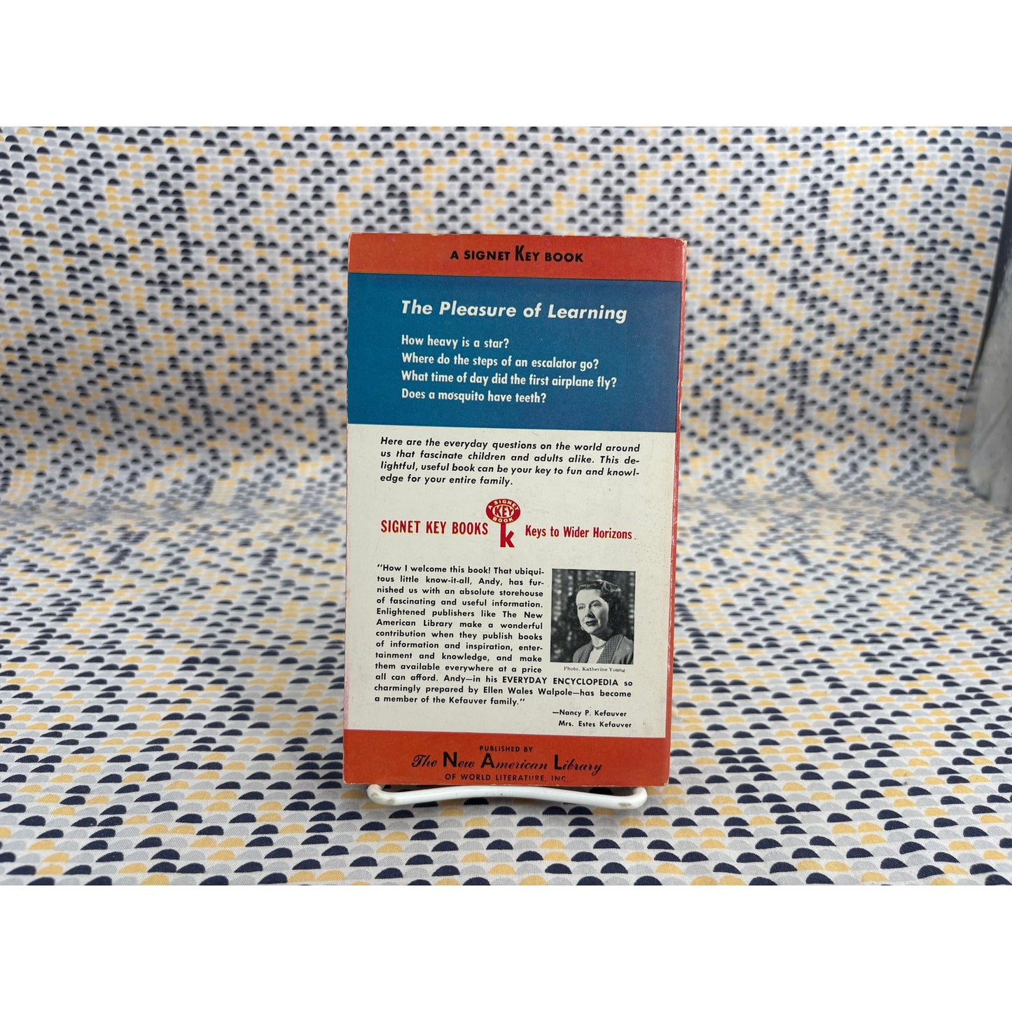 Andy's Everyday Encyclopedia - Ellen Wales Walpole - Signet Key Book Ks311 - Vintage Paperbacks