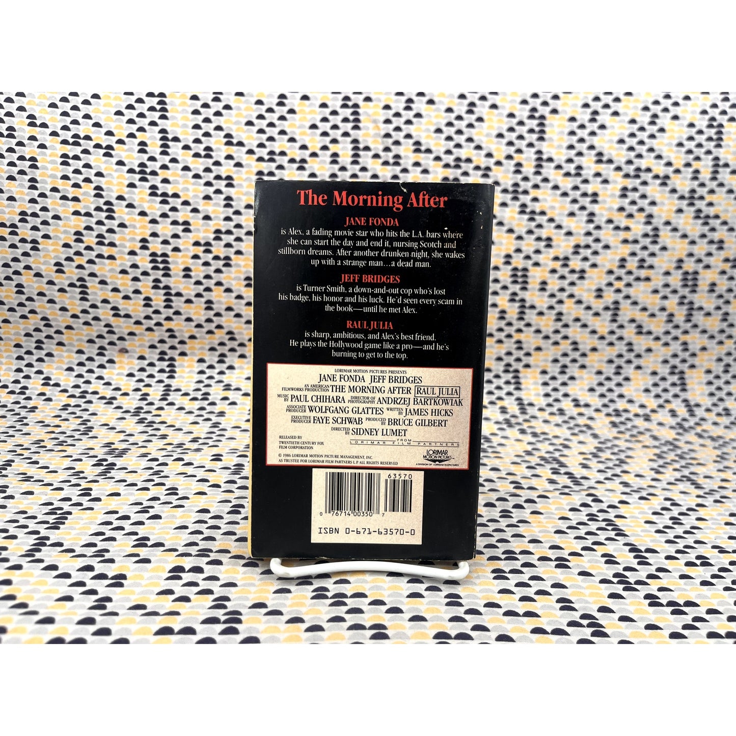 The Morning After - Eileen Lottman - Pocket Books - Movie Novelization