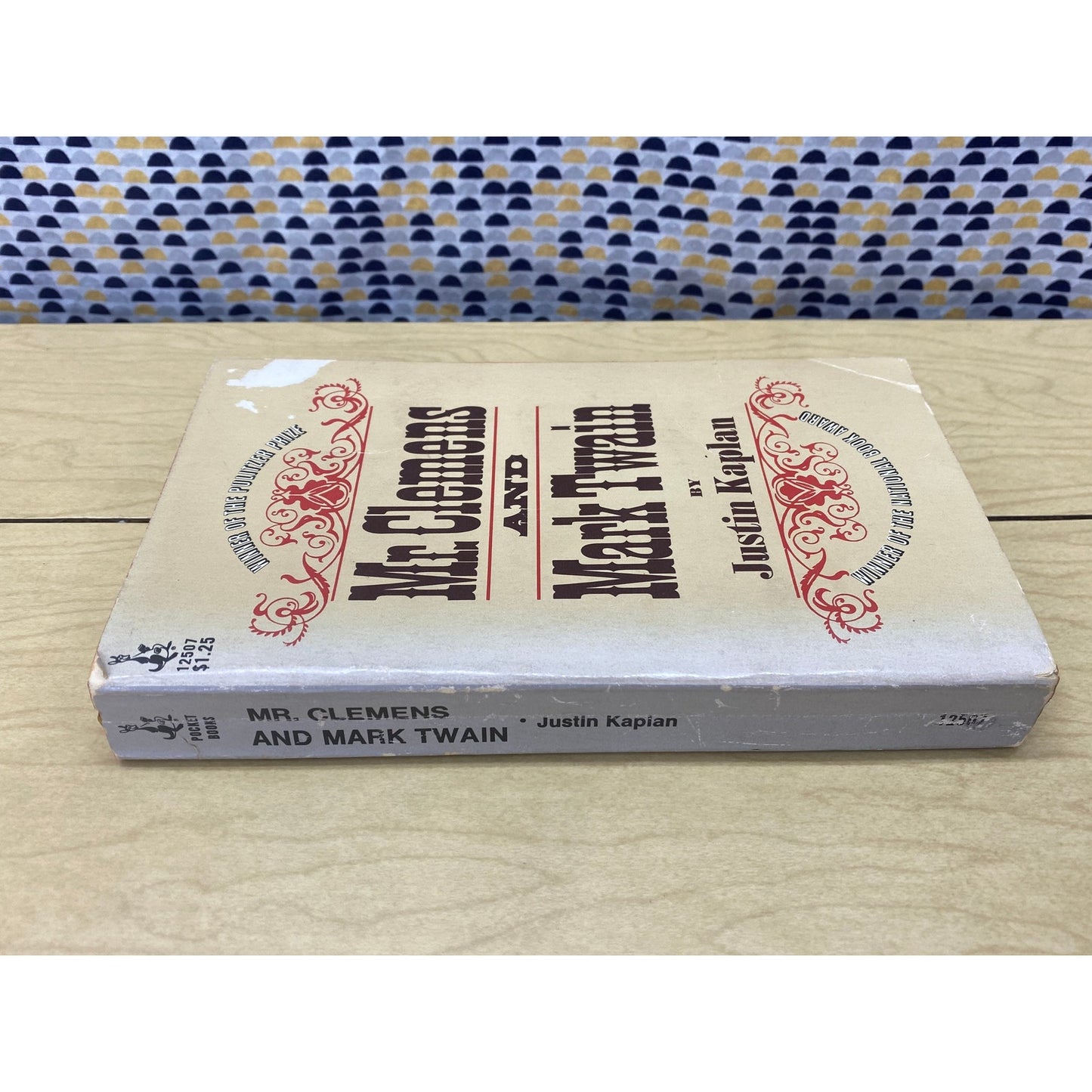 Mr. Clemens and Mark Twain - Justin Kaplan - Vintage Paperback Book