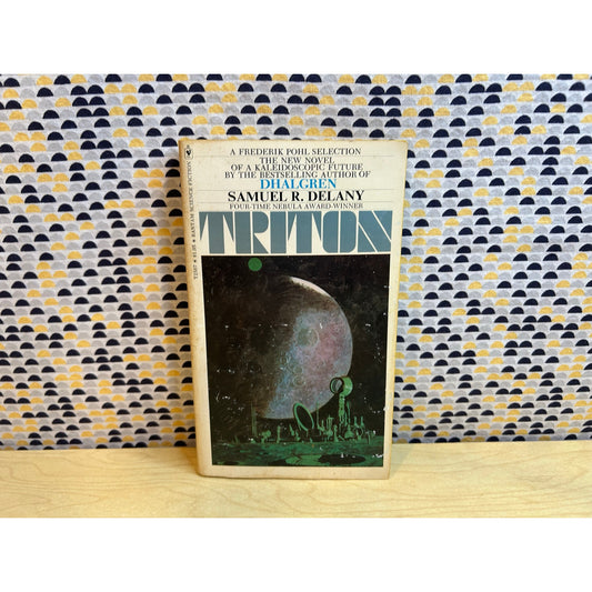 Triton - Samuel R. Delany - Vintage Paperback Book - Bantam Science Fiction Edition