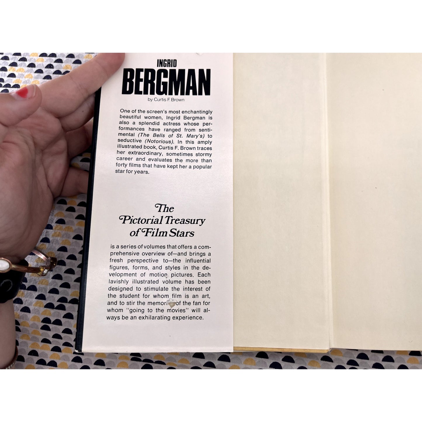 The Pictorial Treasury of Film Stars: Ingrid Bergman - Curtis F. Brown - Galahad Books - Hardcover