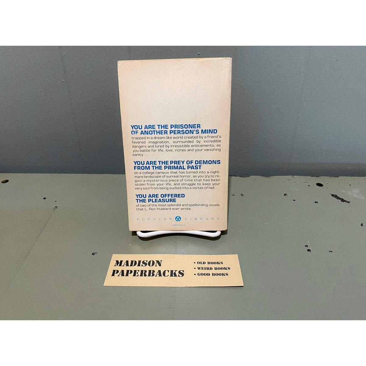Fear & Typewriter in the Sky - L. Ron Hubbard - Popular Library - Paperback