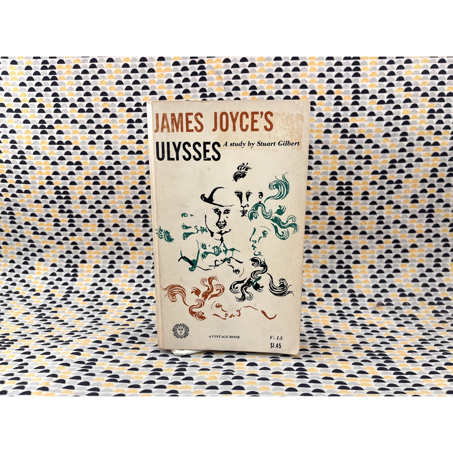 Ulysses - James Joyce- A Study by Stuart Gilbert - Vintage Paperback Book - Vintage Giant Edition