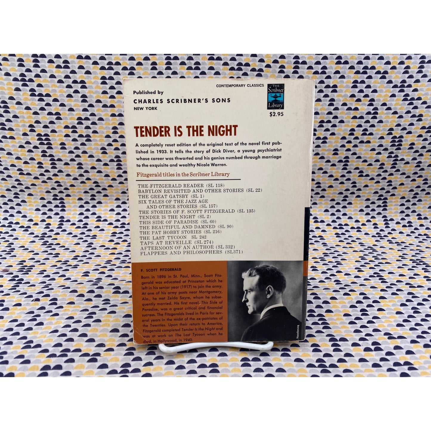 Tender is the Night - F. Scott Fitzgerald - Vintage Paperback Book - Scribner Edition