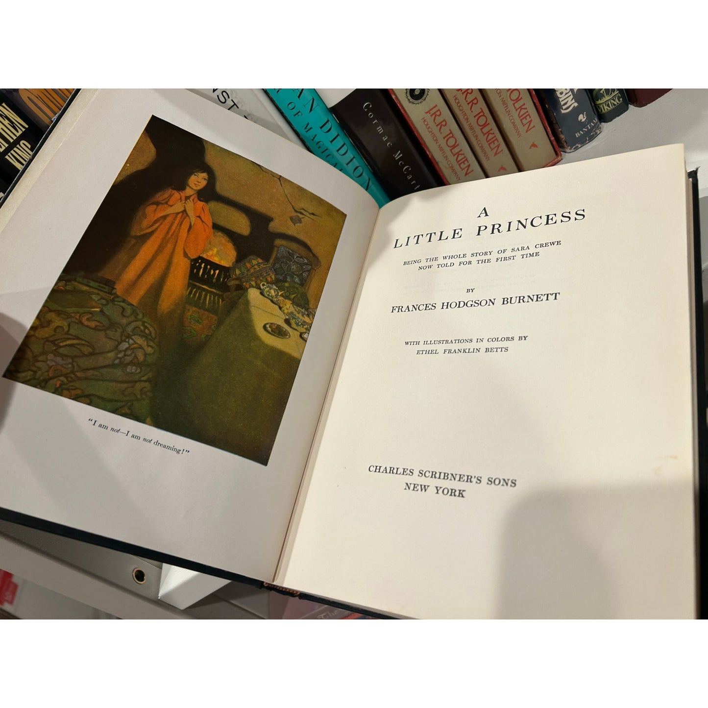 A Little Princess - Frances Hodgson Burnett - Vintage Hardcover - 1938 Scribner Edition