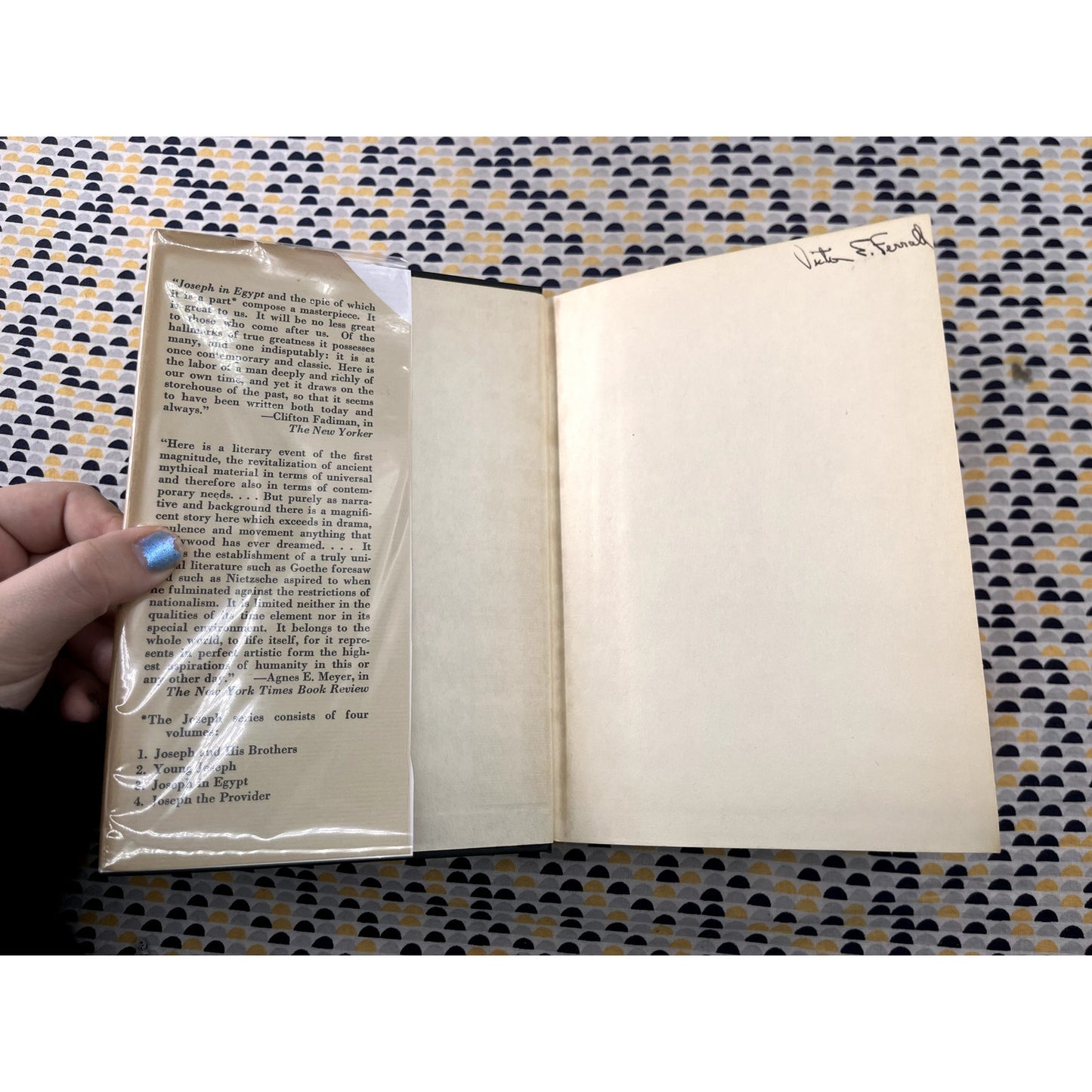 Joseph in Egypt - Thomas Mann - Alfred A Knoph Books - Paperback