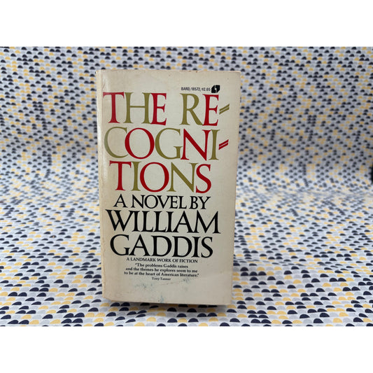 The Recognitions - William Gaddis - 1st Avon Printing - Paperback