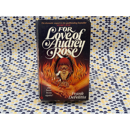 For Love Of Audrey Rose - Frank DeFelitta - Vintage Paperback Book - Warner Books Edition