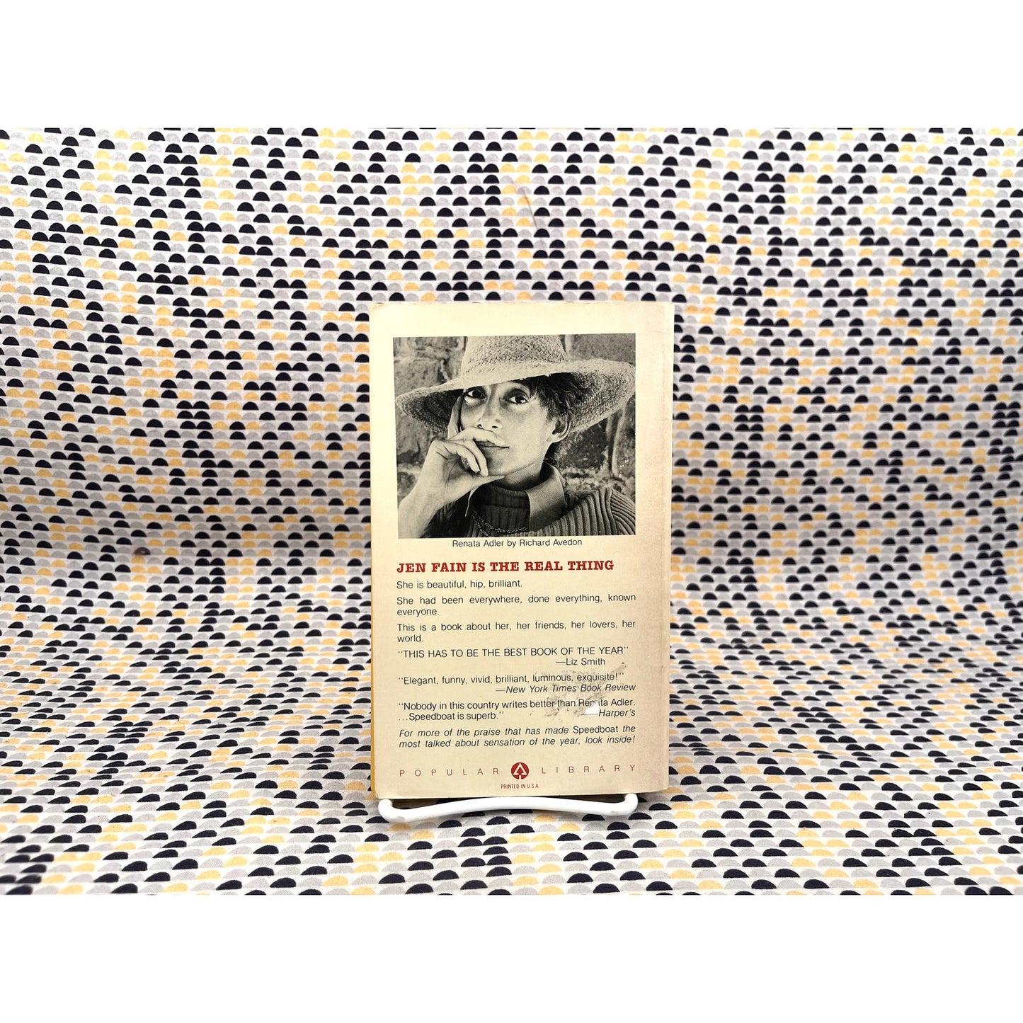 Speedboat - Renata Adler - Popular Library - Paperback