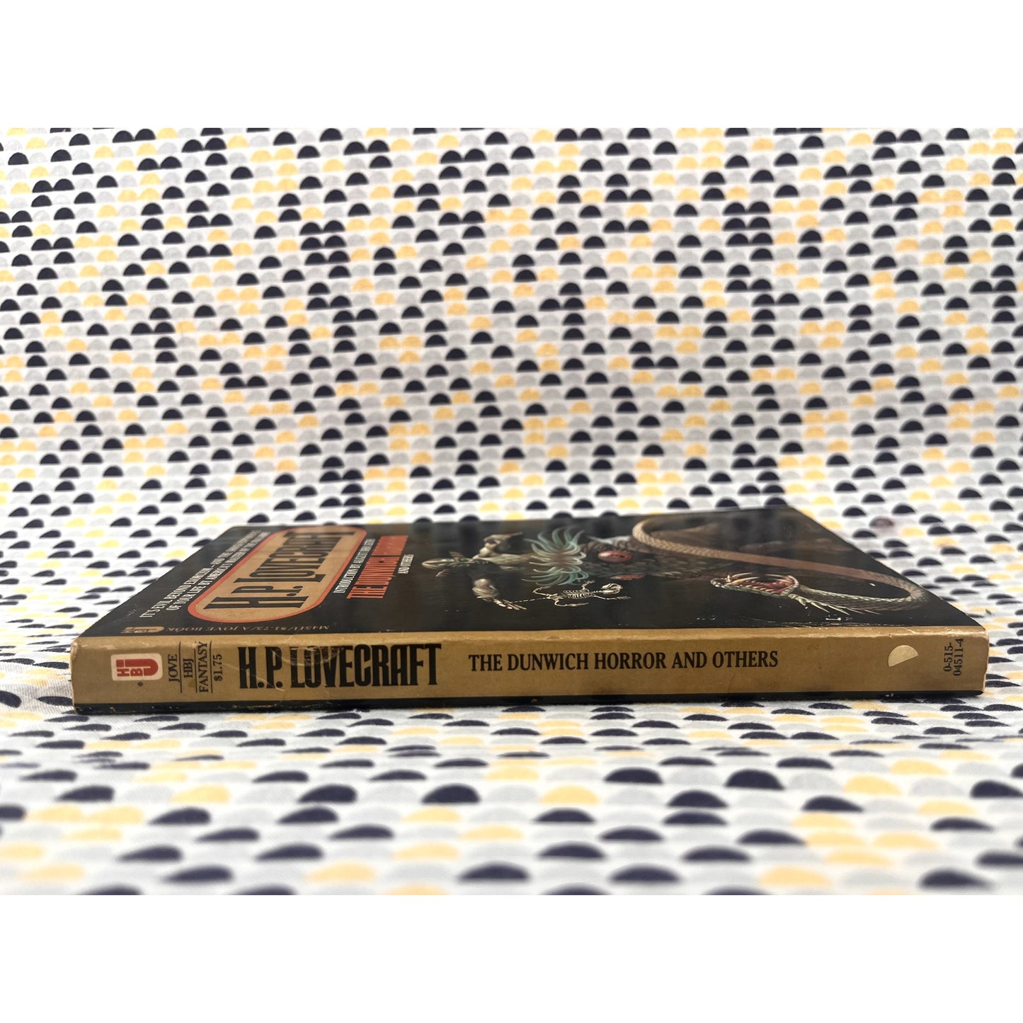 H.P. Lovecraft - The Dunwich Horror - Intro by August Derleth - Vintage Paperback Book - Jove Edition