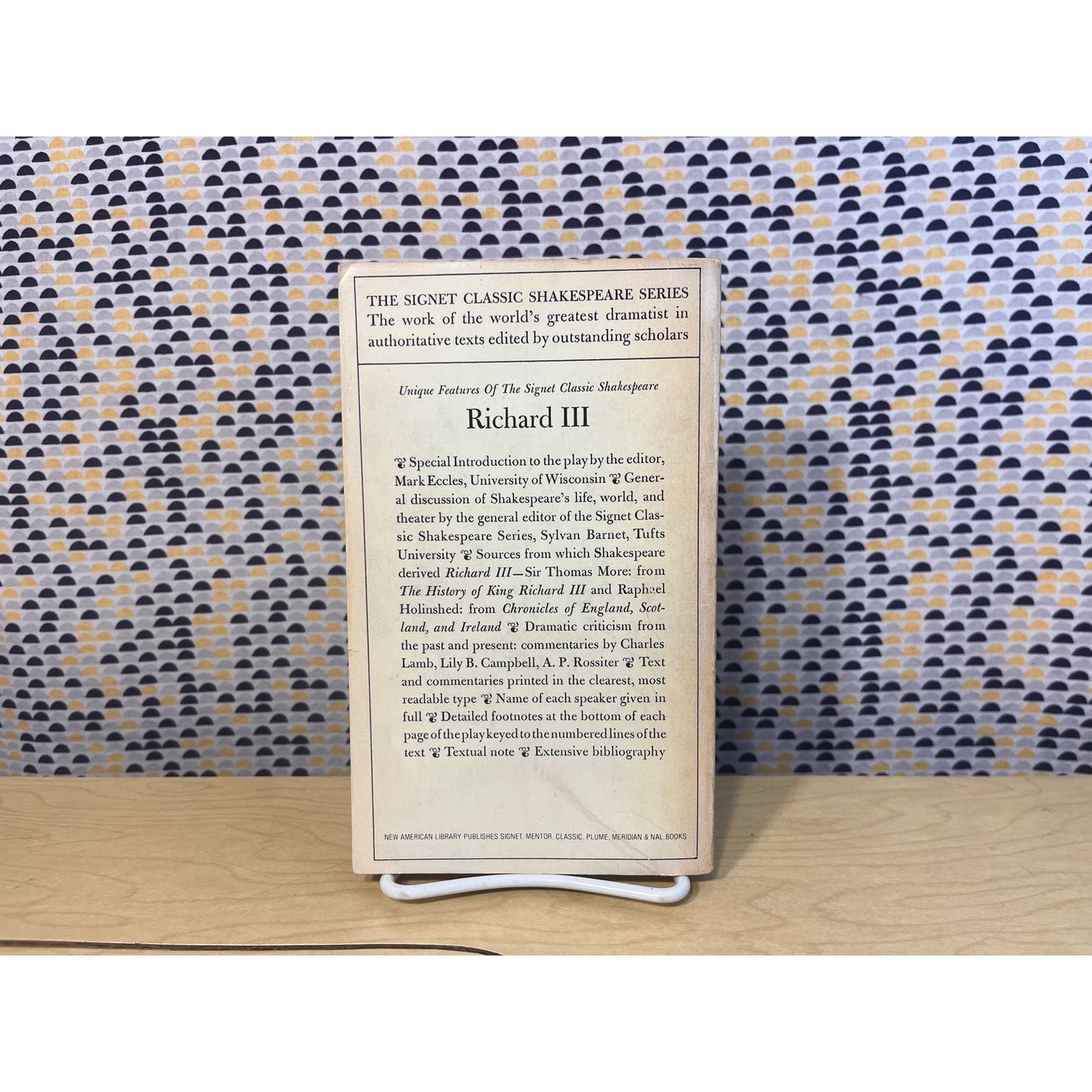 Richard III - William Shakespeare - Vintage Paperback Book - Signet Classic Edition