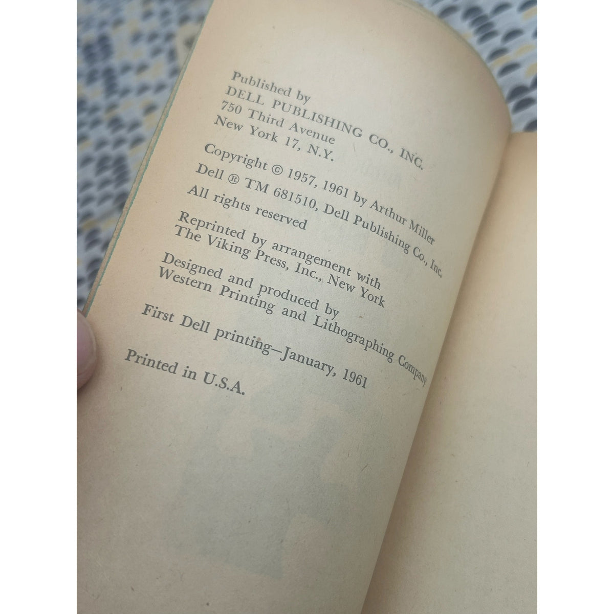 The Misfits - Arthur Miller - Dell Books - Movie Tie-In Edition